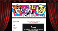 Desktop Screenshot of clowncamp.org